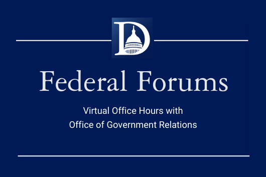 Duke Government Relations Federal Forum Virtual Office Hours